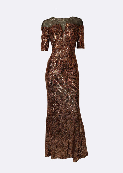 Diamond Vedette Mermaid Gown